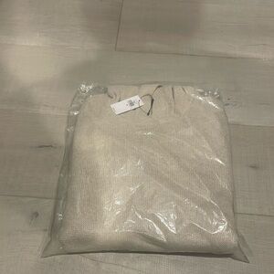 Brand new - never open - Banana Republic tan/ cream sweater hoodie - Size M